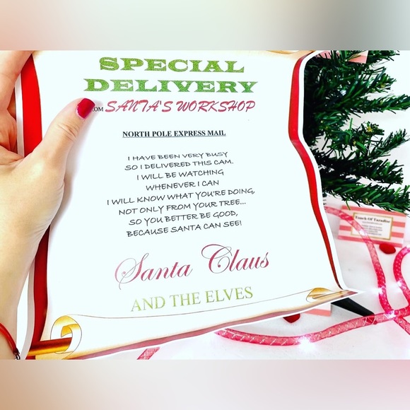 Santa Cam Nightlight, North Pole Surveillance, or Santa’s Watching Nightlight - Picture 7 of 7